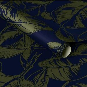 Threshold - Ficus Navy Wallpaper
